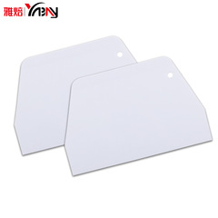 Baking tools eco-friendly plastic trapezoidal scraper rice noodle scraper cream cake scraper/scraper dough knife
