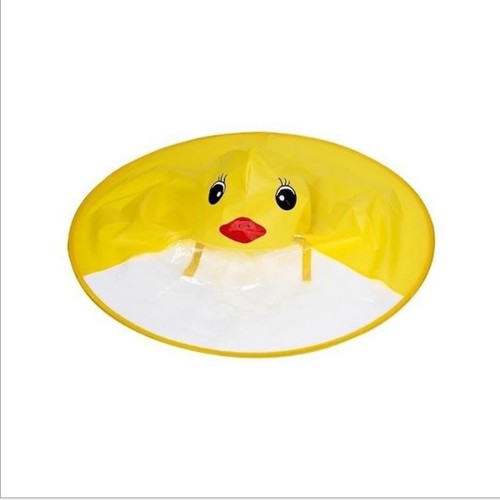 Children's raincoat little yellow duck cloak flying saucer EVA poncho male and female kindergarten children internet celebrity baby raincoat