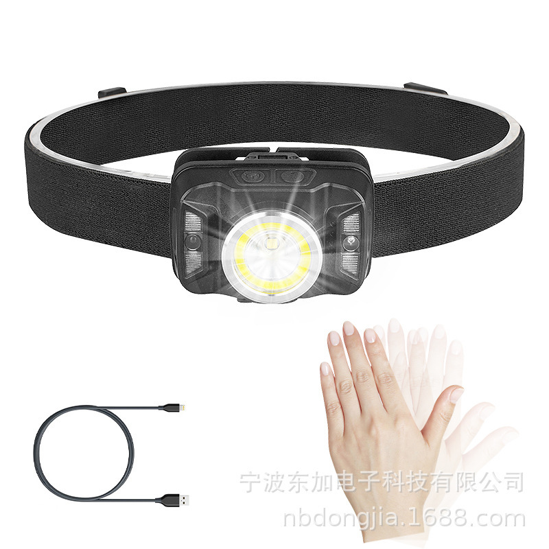 New Product USB Rechargeable Long-Range Led Lighting Headlamp Cob Floodlight Outdoor Adventure Headlamp Night Riding and Running Light New Product USB Rechargeable Long-Range Led Lighting Headlamp Cob Floodlight Outdoor Adventure Headlamp Night Riding and Running Light