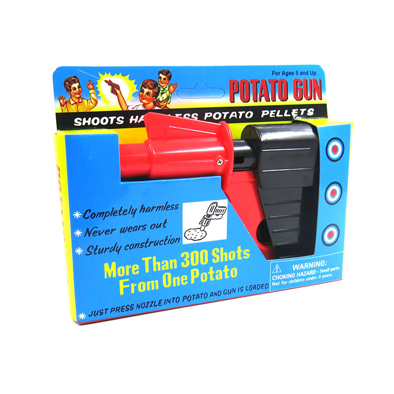 Europa y América Venta caliente pistola de patata nueva exótica pistola creativa descompresión toda pistola juguete regalo comercio exterior