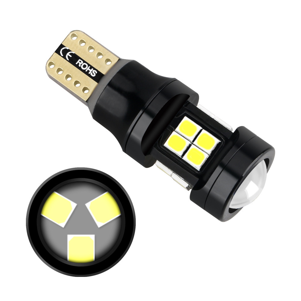 Venta directa de fábrica T15 Luz de marcha atrás 2835 luz diurna del coche luz de giro nueva luz de ancho LED 15smd