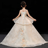 Наряд маленькой принцессы, костюм, платье девочки цветочницы, вечернее платье, коллекция 2023, для подиума