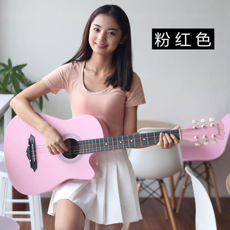 (Wholesale), guitar for beginners, practice for men and women for adults, musical instruments for students, 38 inch 2