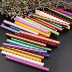 Retro pearlescent metallic fire paint seal available sealing wax cylindrical sealing wax 41 color fire paint cylindrical wax stick wholesale