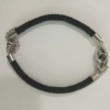 Angel's Eye Black Rope Titanium Steel Platinum Platinum