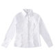 [A generation of hair] 2024 new white shirt women's chiffon professional women's long sleeve shirt cotton fine grain V-neck