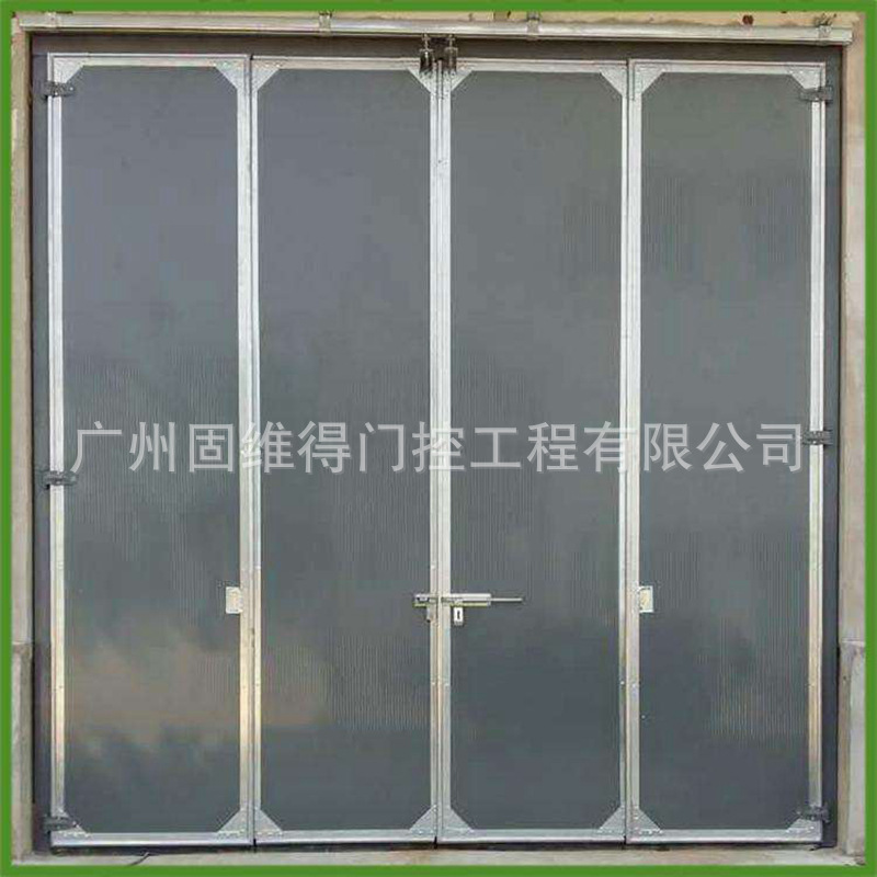 Guangdong Huizhou Industrial Electric Folding Door for Workshop and Factory Entrance, Fireproof, Anti-Theft, and Insulated Electric Folding Door
