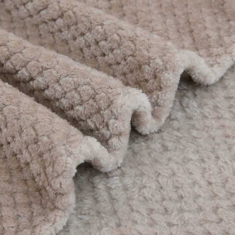 Фланелевый коралловый плед из плюша (120D Cloud Mink), утолщенный
