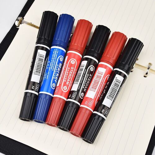 Oily Sterdam large double-head marker black thick line pen logistics pen marker pen wholesale large-head pen express pen