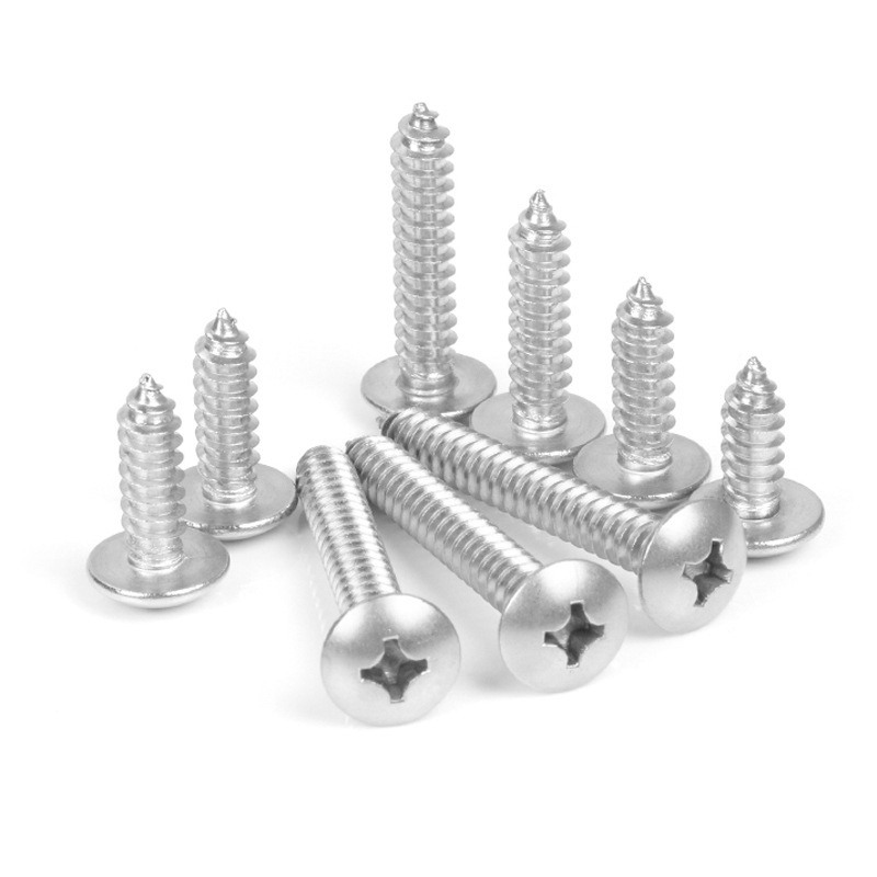 业博20年厂家直供 201 304 不锈钢自攻螺钉  不锈钢大扁自攻螺丝