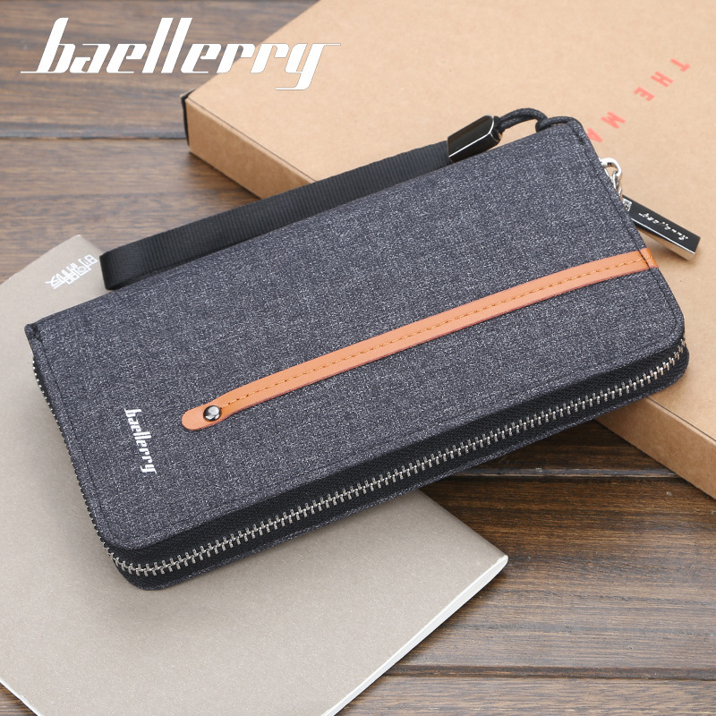 baellerry Long cloth casual wallet with zipper