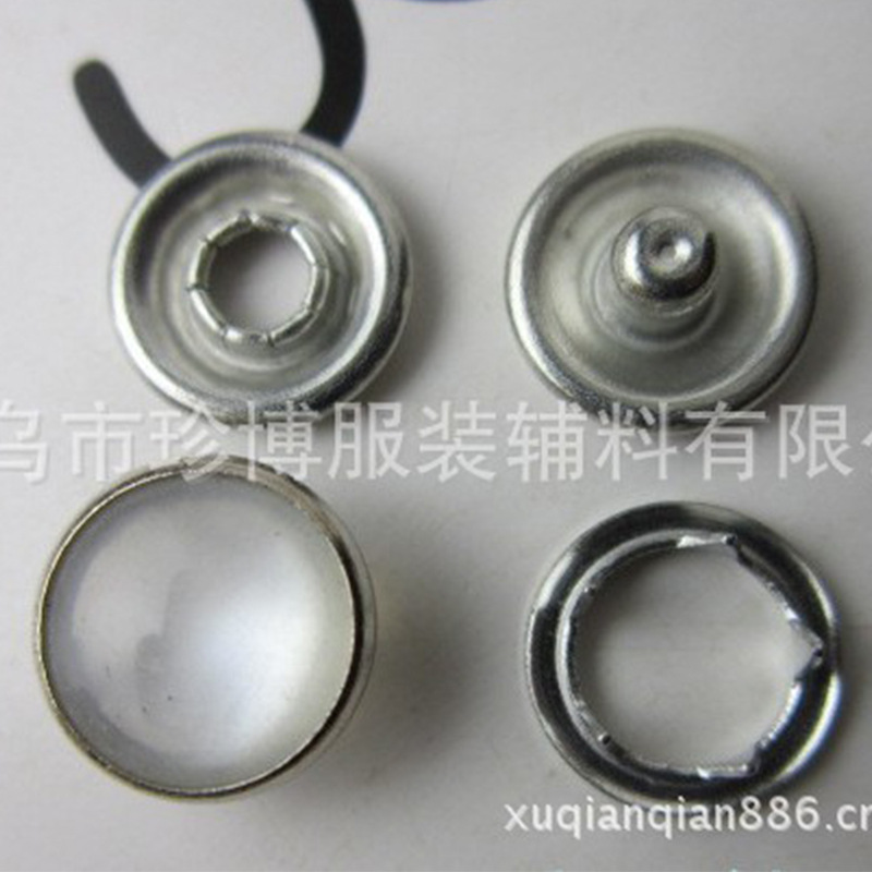 9.5MM铁质空心五抓扣 过检针铜五抓扣 服装辅料金属材质五爪扣