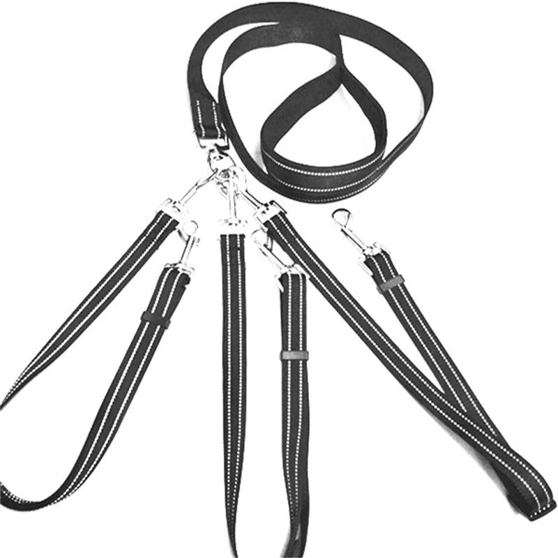 Тяговый ремень для домашних животных от одного до трех, многоцелевой светоотражающий нейлоновый ремень для домашних животных от одного до трех, костюм для тягового ремня для собак