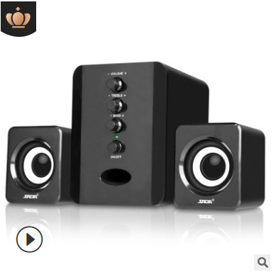 Sada D-202 computadora de escritorio altavoz portátil pequeño altavoz teléfono móvil USB 2,1 mini altavoz subwoofer