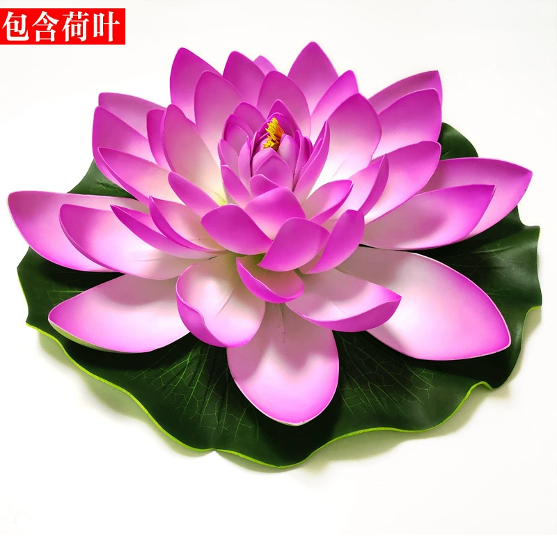Artificial lotuses, water lilies, pond decor