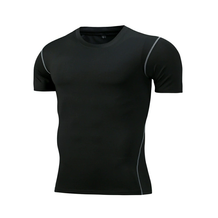 (Cross-border trading), sports quick dry base basketball T-shirt for gym, compression underwear for training, tight, with short sleeve, for running