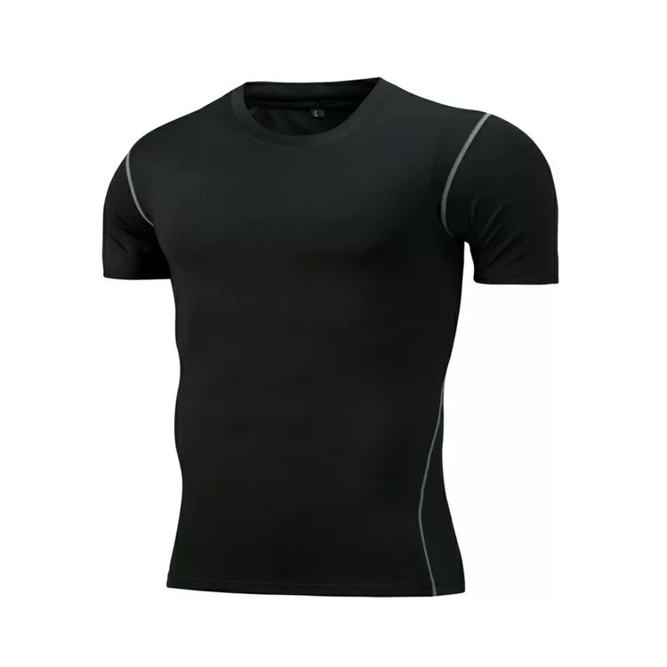 (Cross-border trading), sports quick dry base basketball T-shirt for gym, compression underwear for training, tight, with short sleeve, for running