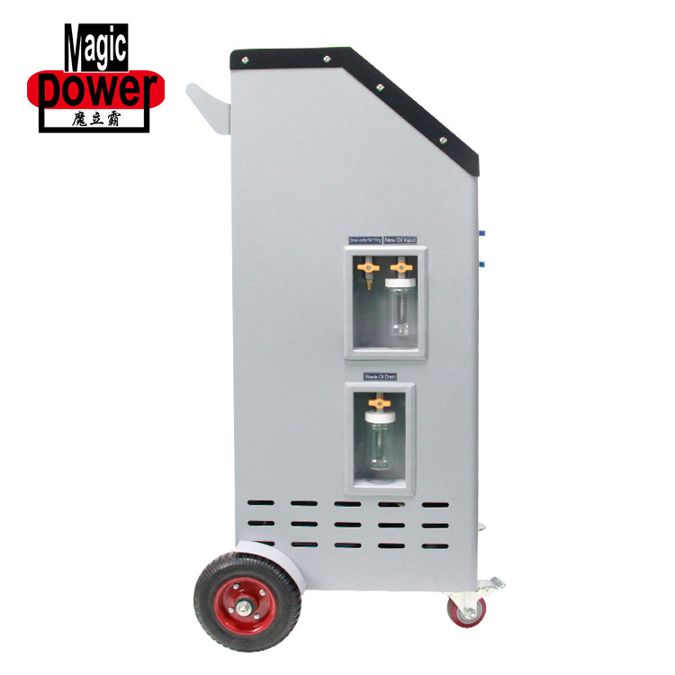 Coche aire acondicionado refrigerante recuperación máquina de llenado manual freón R134a nieve semilla regeneración mantenimiento dispositivo vacío bombeo