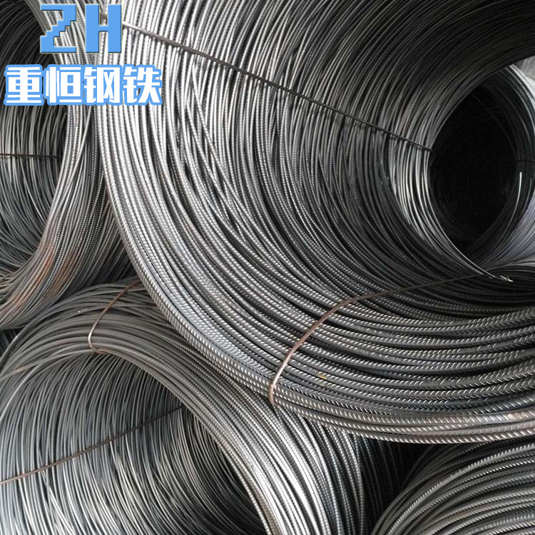 现货批发三级抗震盘螺6-10 建筑盘条 带肋钢筋调直折弯可配送