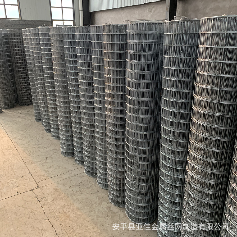 亚佳厂家批发 圈玉米网 原镀电焊网铁丝网 圈玉米电焊网 防锈铁网