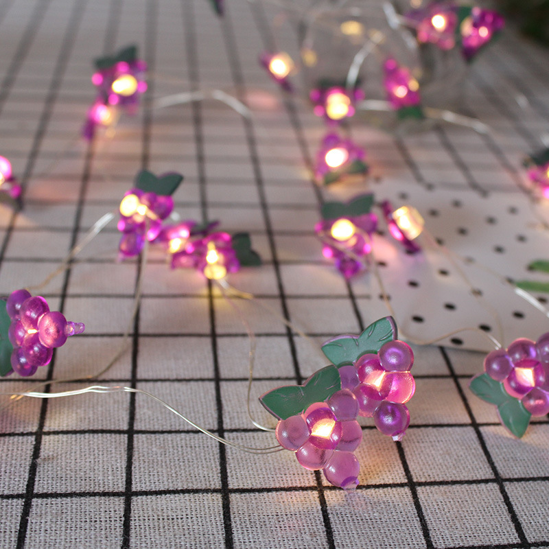 Ins Red de alambre de cobre rojo Cadena de luz LED habitación de niña luz decorativa Flamingo dormitorio decorativo Cadena de luz colgante luz pequeña luz de color