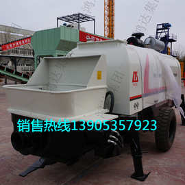 出口细石混凝土输送泵 细石砂浆浇筑输送泵HBTS50-12-55地泵泵车