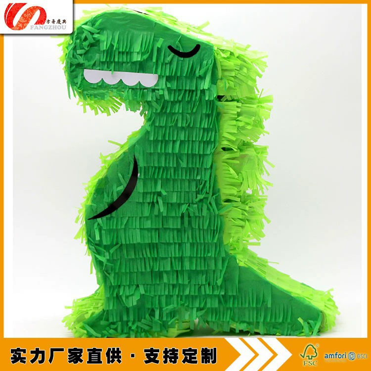 Пиньята для дня рождения в виде динозавра, игрушка-пиньята для разбивания конфет, креативная пиньята для Нового года