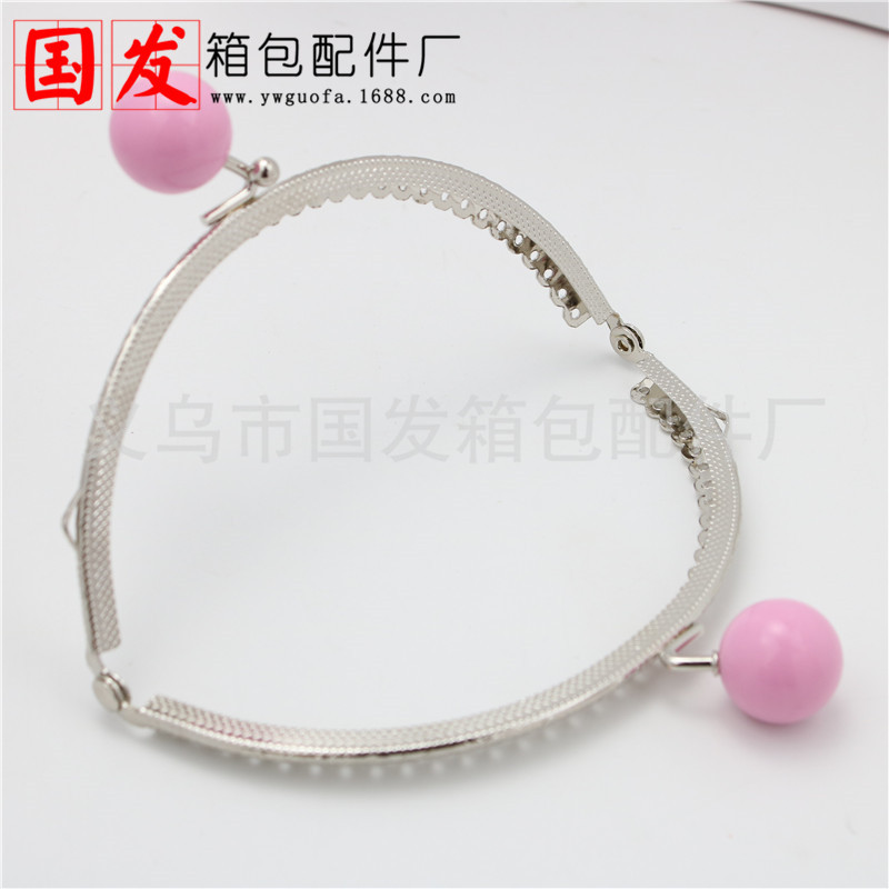 Gran promoción de 12.5cm semicircular encaje en relieve cabeza de caramelo oro plateado 20MM cabeza de caramelo 0805