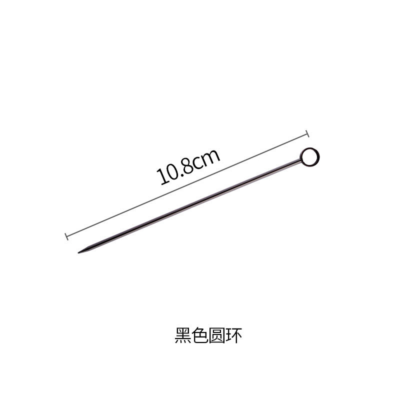 Sureon nórdico minimalista fruta tenedor Acero inoxidable creativo fruta signo cóctel signo sándwich hamburguesa signo