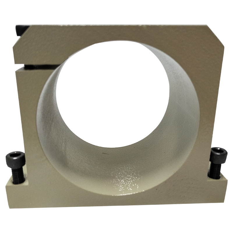 厂家主轴电机抱座夹具80mm铝型材雕刻机固定座电主轴固定座