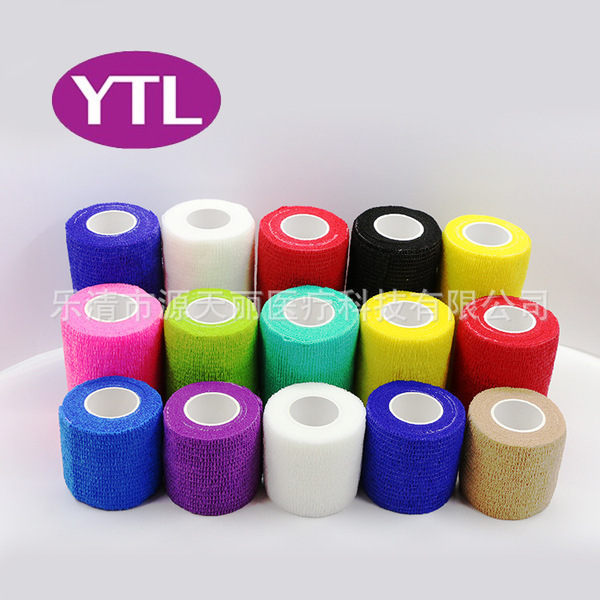 breathable sports self-adhesive elastic elastic bandage non-woven…