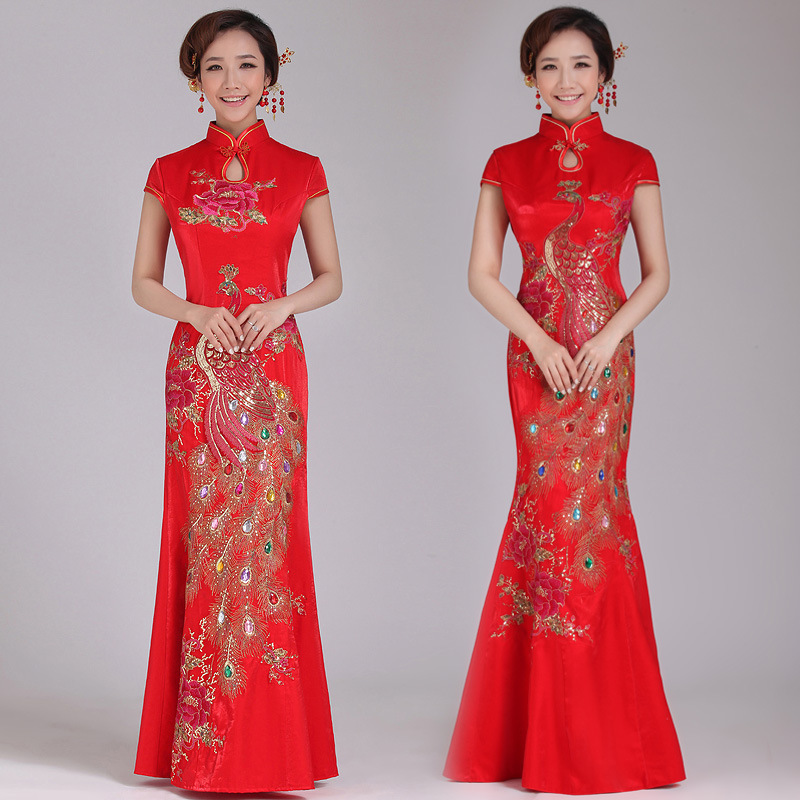 Chinoiserie Cheongsam Modified Fashionable 2023 New Women's Retro Catwalk Performance Clothing Long Elegant Chinoiserie Improved Large Size