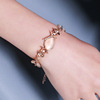 Trend jewelry, golden bracelet, Korean style, Japanese and Korean, cat's eye, pink gold, wholesale