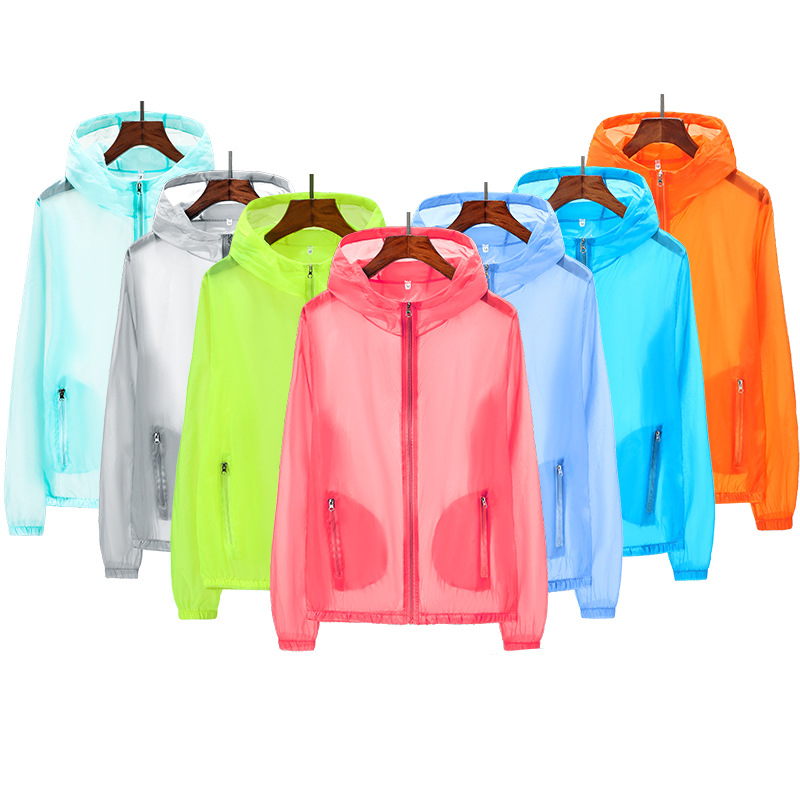 Ropa de protección solar de verano más tamaño suministro directo de fábrica pareja ropa de piel al aire libre ropa de pesca de color sólido imagen logotipo impreso