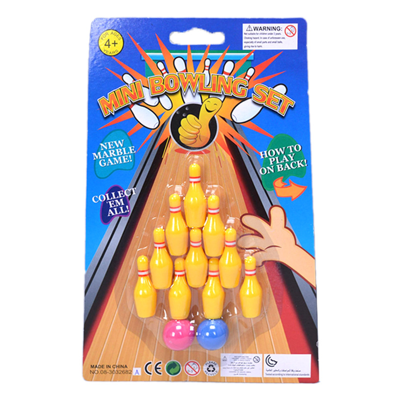 Comercio exterior Venta caliente juego de mesa casual para niños regalo de juguete juego de escritorio interactivo entre padres e hijos mini juego de bolos