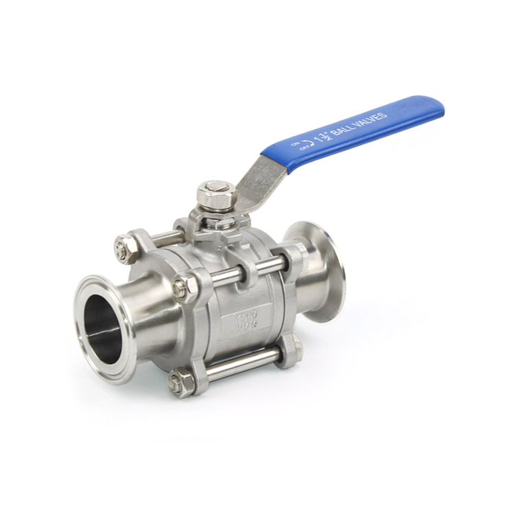��Ƭʽ�ֶ���װ�򷧲����304  1000WOG TRI-CLAMP BALLVALVE