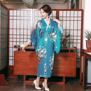 抖音网红爆款睡衣女士绸缎大码睡袍浴袍和服新娘伴娘家居服妈妈装
