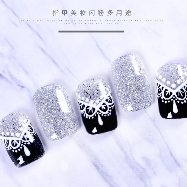 12-color manicure laser glitter powder decorative sequin glitter…