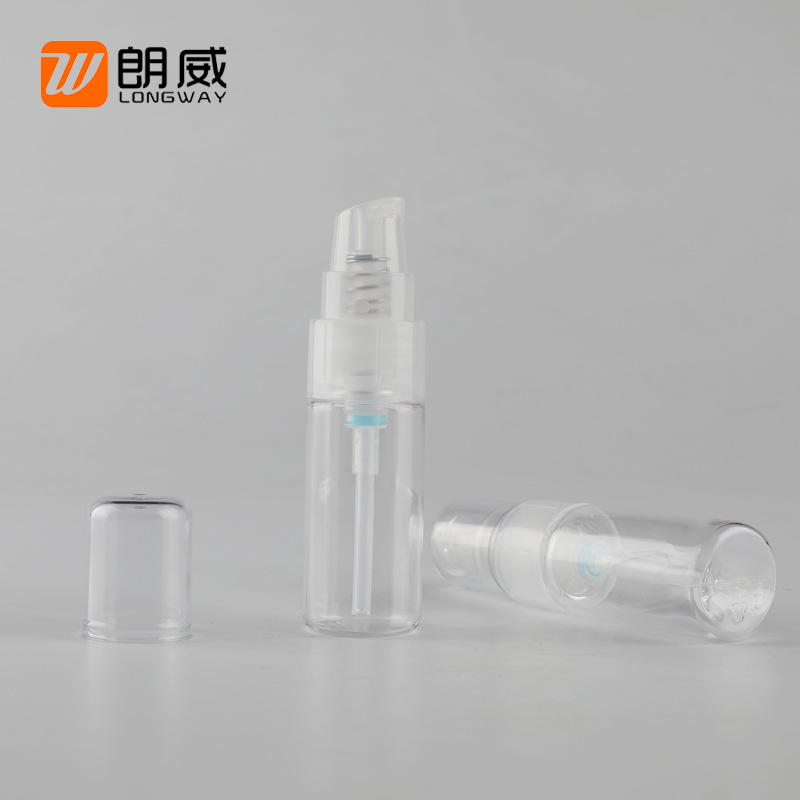 Botella de loción de 20ml PETG champú de prensa productos para el cuidado de la piel crema de manos botella pequeña botella de viaje botella vacía