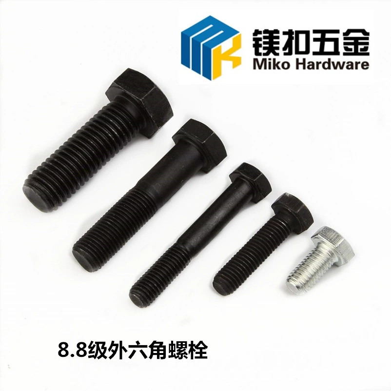 Завод в наличии Прямые продажи 8,8 класс внешний шестигранный болт 8,8 болт с большой головкой высокопрочный винт