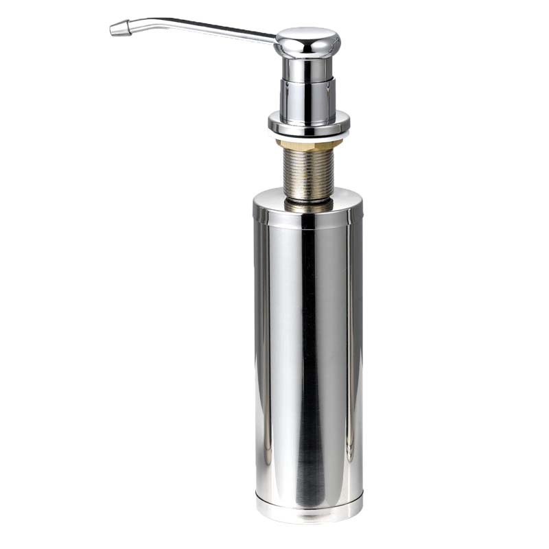 Dispensador de jabón de fregadero Cabeza de cobre Botella de acero inoxidable Limpiador de presión de cocina Botella Lavado de teléfonos móviles 01 Caja de jabón de fregadero image 6