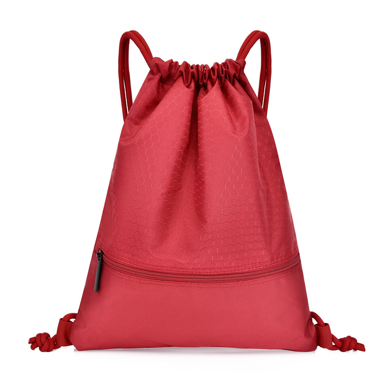 Bolsa de almacenamiento transfronterizo bolsa de cordón bolsa de fitness bolsa al aire libre bolsa de natación BOLSA DE FÚTBOL bolsa de baloncesto doble cuerda mochila