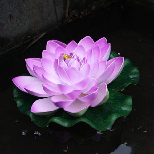 18cm lotus simulation lotus lotus leaf lotus water lily water surface decoration performance props wholesale manufacturer direct sales lotus