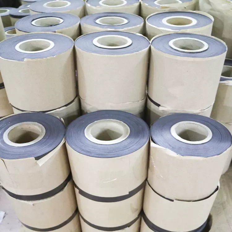 背胶铁粉胶软铁布卷材磁性引磁片材料铁粉胶卷材片材软胶布软铁片