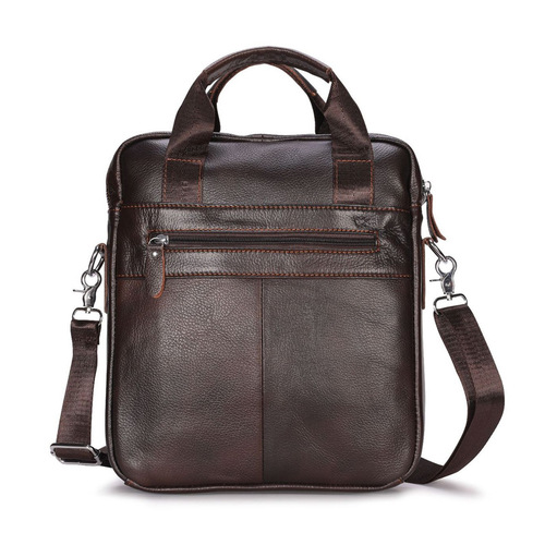 New casual men's briefcase first layer cowhide men's shoulder bag crossbody handbag