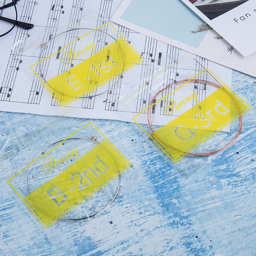 Guitar Strings [Wholesale] Folk Guitar One String Acoustic Guitar 1-2-3 Strings Guitar Strings Loose Strings