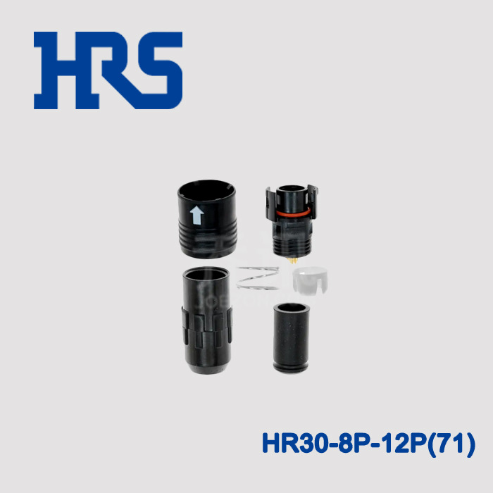 Hirose HR30-8P-12P(71) Բ�������� ����12о���� HRS ��ˮ��ͷ