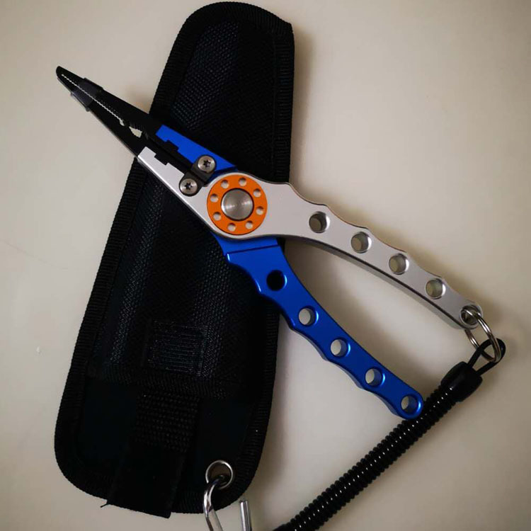 Alicates de aleación de aluminio alicates de pesca alicates de línea de caballo fuerte alicates de corte línea de pescado alicates de Pesca de Mar alicates de pesca