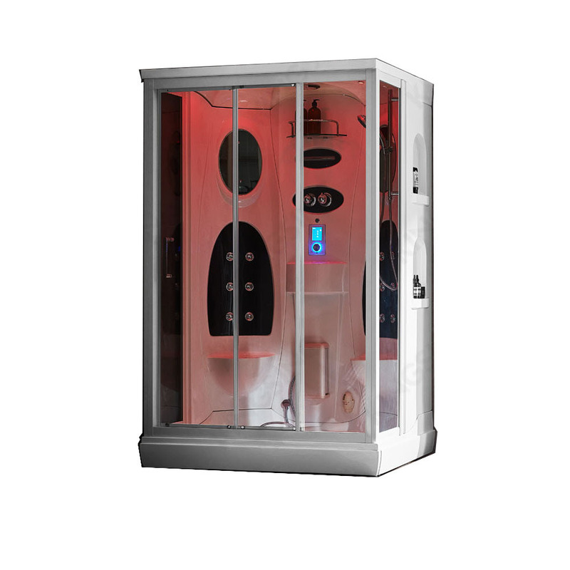 Factory Direct sale bathroom sanitary ware double multi-function colored lights Turkish bath steam sauna shower massage room batch Factory Direct sale bathroom sanitary ware double multi-function colored lights Turkish bath steam sauna shower massage room batch