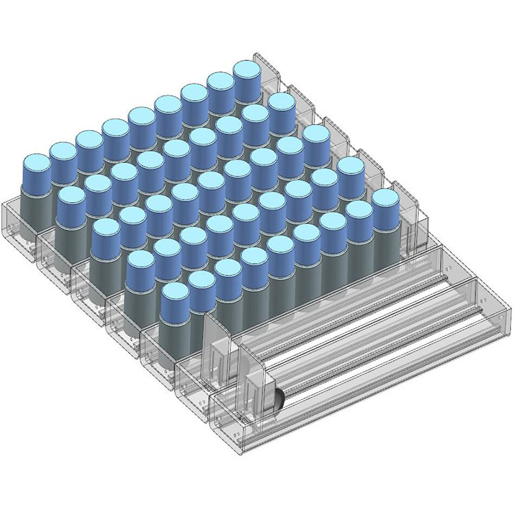 亚克力展示架推进器方形方盒带弹簧自动推拉器化妆品架货架推进器